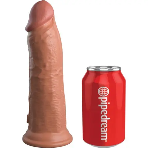 Elite Realistischer Dildo mit Vibration und Silikon 20,3 cm Karamell