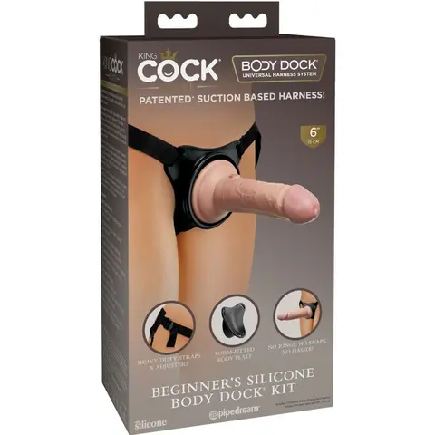 Elite Verstellbares Gurt mit Dildo 15,2 cm für Anfänger
