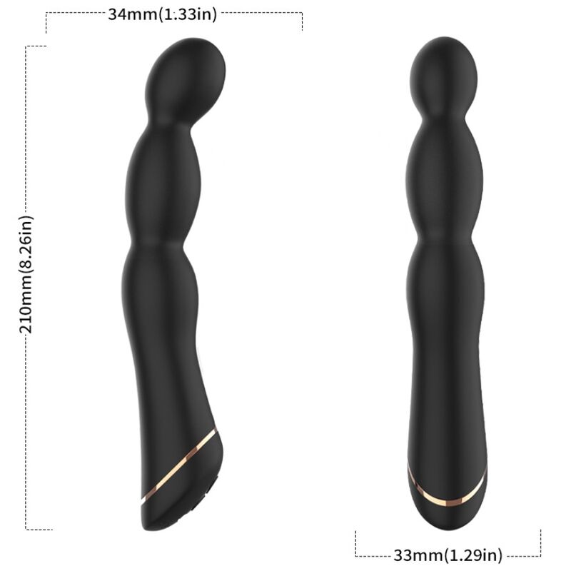 Bambu Vibrator Einstellbar Schwarz