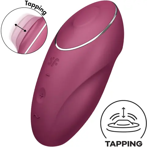 Tap & Climax 1 Auflegvibrator Rot