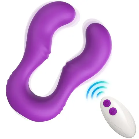 Seraph Vibrator Doppelte Fernbedienung Lila
