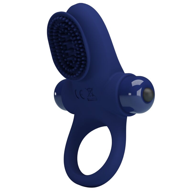 Pretty Love - Palle Ring mit Vibration Blau