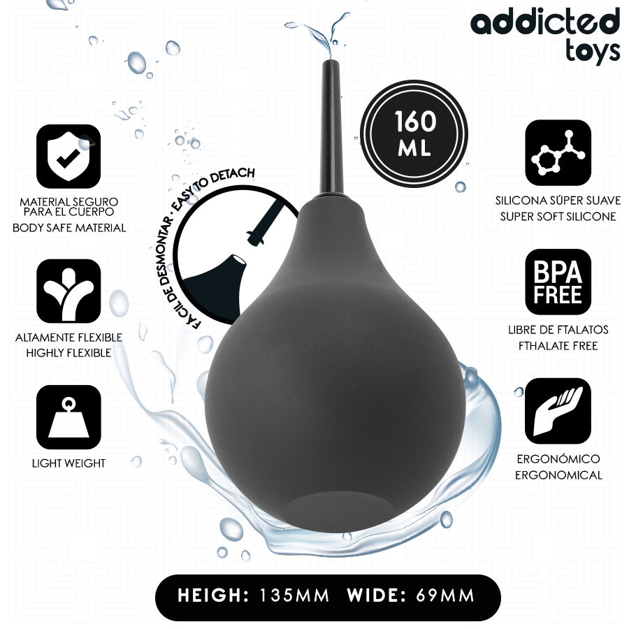 ADDICTED TOYS - REISE-ANALREINIGER GRÖSSE M 160 ML