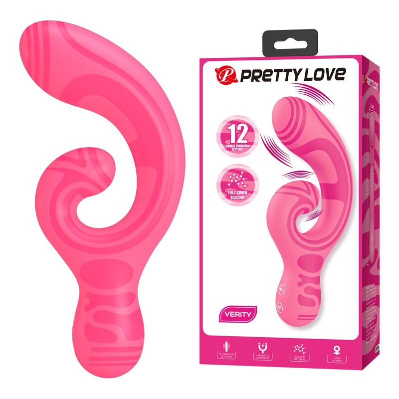 PRETTY LOVE - VERITY USB-AUFLADBARER DOPPEL-MASSAGEGERÄT