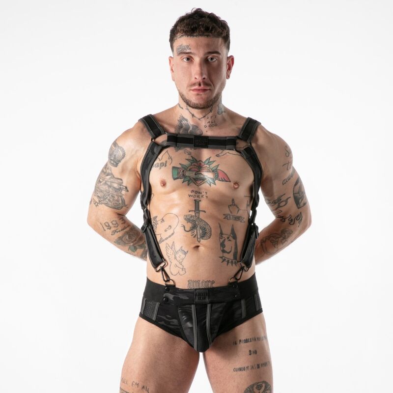 LOCKER GEAR - VOLLSTÄNDIG MILITÄRISCHER ZUGANGSATZ, SCHWARZ, L/XL