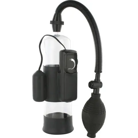 Erektionspumpe für den Penis mit Vibrator